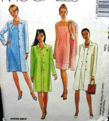2085 SHIFT DRESS,LINED JACKET PATTERN 8-12,12-16-20,14-18,20-24